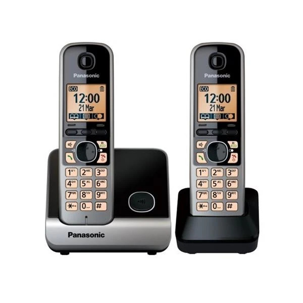 تلفن دو گوشی بی سیم پاناسونیک مدل KX-TG6712