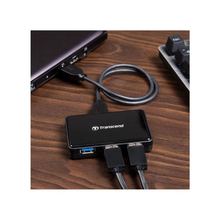 هاب 4 پورت USB3 ترانسند مدل TS-HUB3K