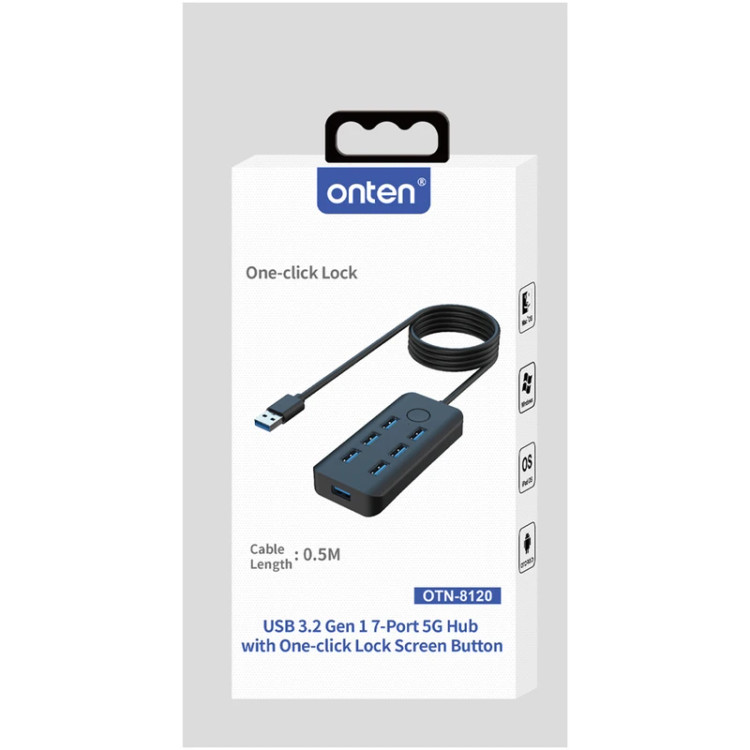 هاب USB برند Onten مدل OTN-8120