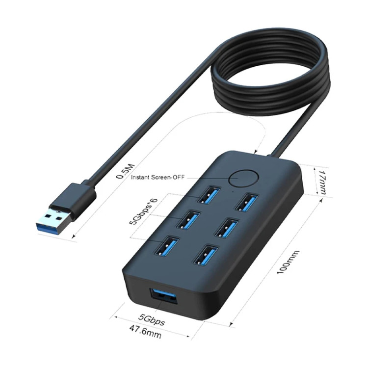 هاب USB برند Onten مدل OTN-8120