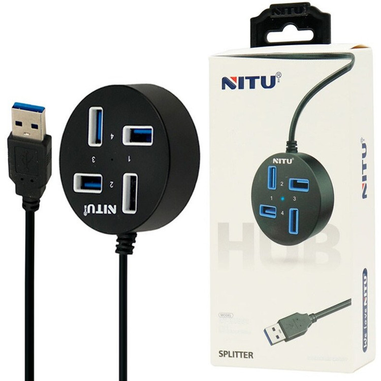 هاب 4 پورت NITU مدل NT-HUB01