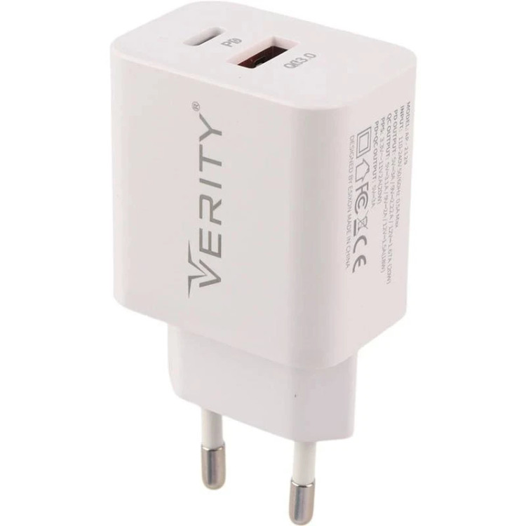 كلگی شارژ 20W همراه با سيم VERITY مدل V-AP2129
