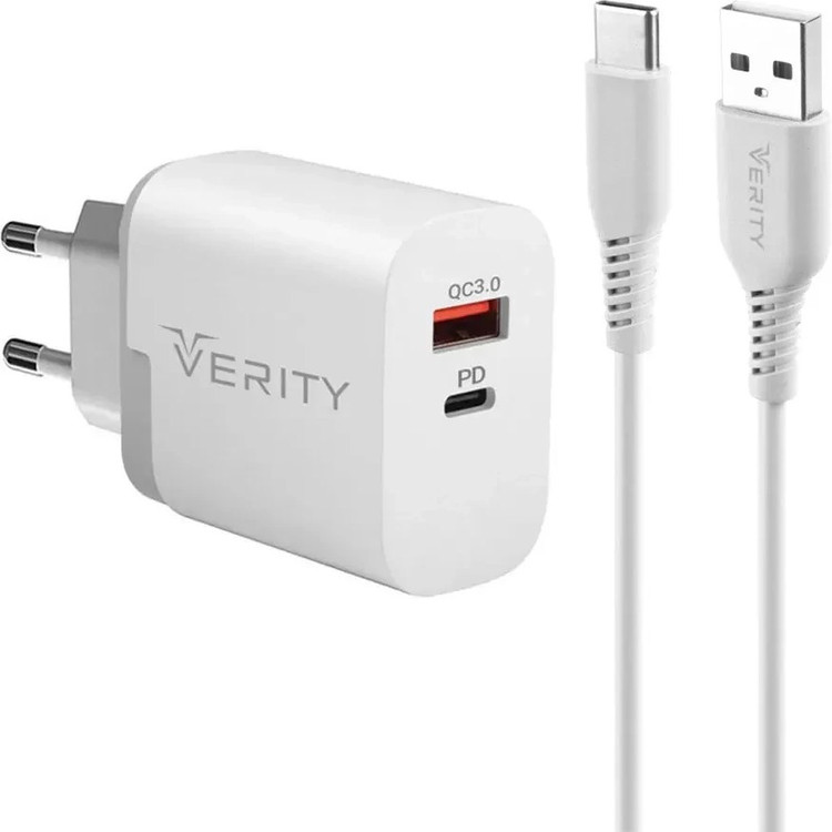 كلگی شارژ 45W همراه با سيم VERITY مدل V-AP2130