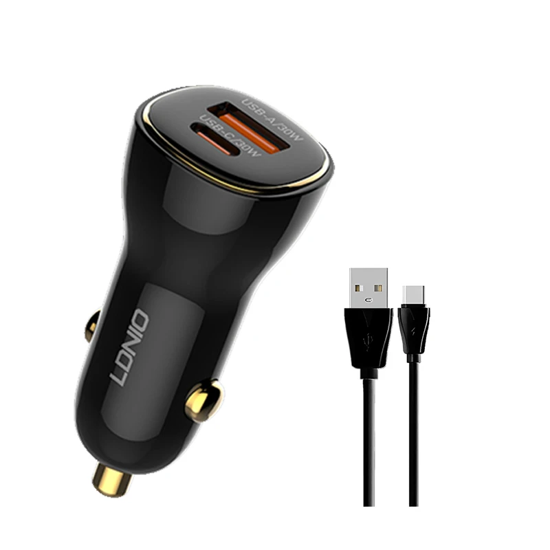 شارژر فندکی 60 واتی LDNIO  مدل C103
