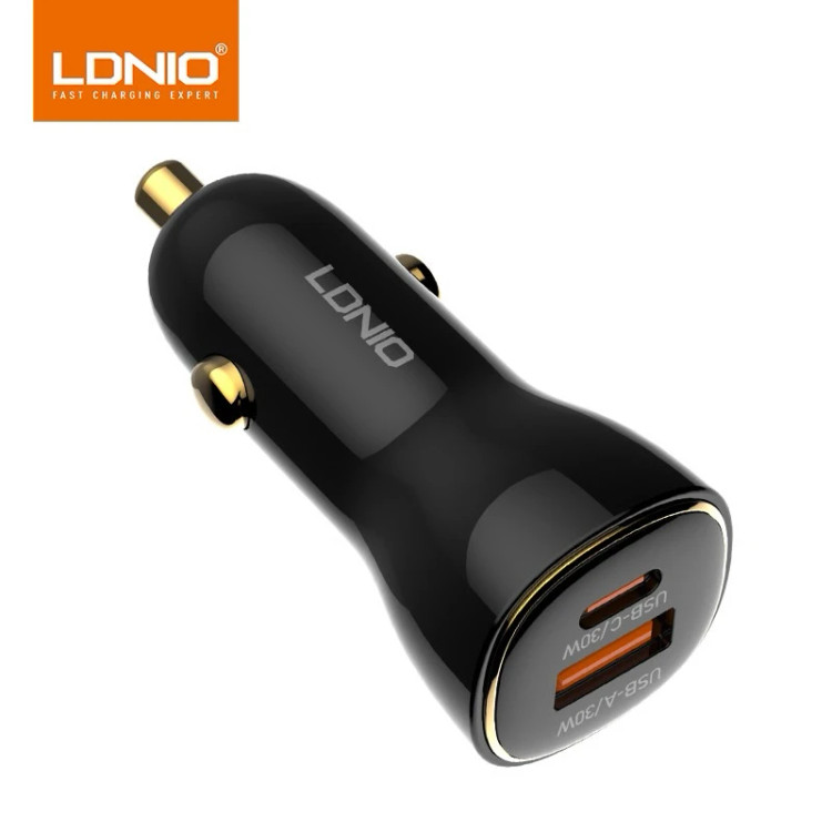 شارژر فندکی 60 واتی LDNIO مدل C103